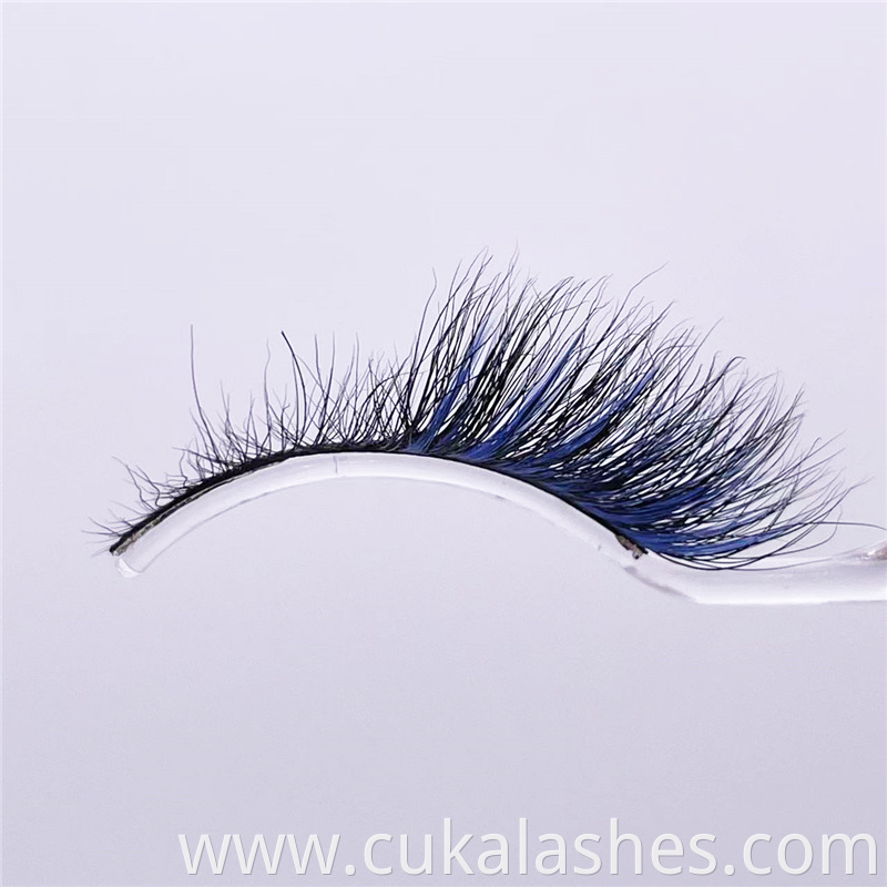 Wispy Color Cat Eyelashes